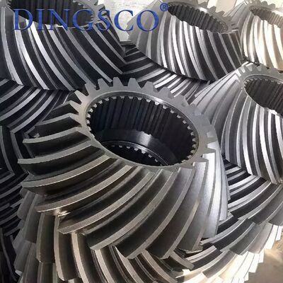Προσαρμοσμένο 20CrMnTi Spiral Bevel Gear Set για τη μεταφορά ισχύος βιομηχανικών μηχανών